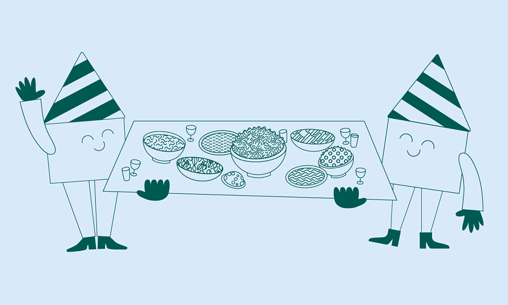 Sharing Dinner with a Literary Reading